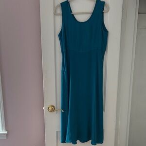 Rabbit Rabbit Rabbit Teal Midi Dress - Vintage - Size 10